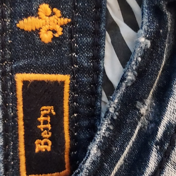 Rock Revival Betty Distressed Midrise Ankle Skinny Jeans - Picture 5 of 9